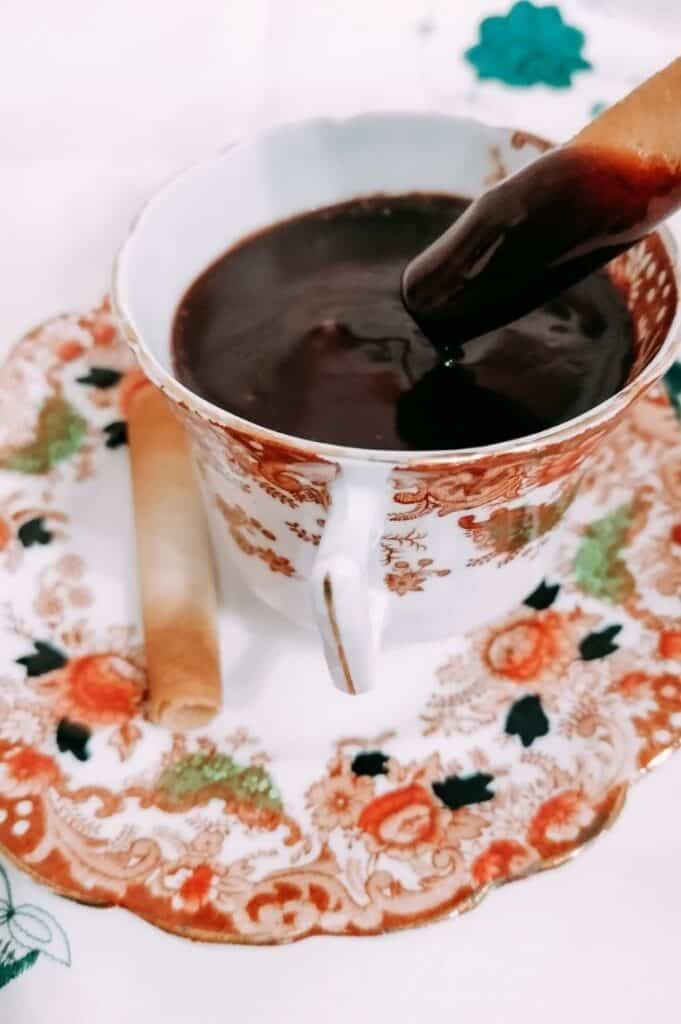 Barcelona Style Hot Chocolate Recipe with Churros