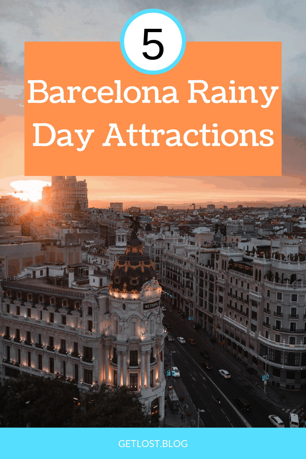What do you do on a rainy day in Barcelona, Spain? We’ve put together a guide to the best things to do in this European city on a rainy day. While you might miss out on the streets and architecture, your Instagram won’t suffer with a day of chocolate and shopping instead! Our rainy-day tips and ideas will ensure your travel will still make for a memorable escape despite the weather. #wanderlust #TravelInspiration #EuropeanTravel #EuropeTravel #SpainTravel #traveltips #travel #getlosttravelblog
