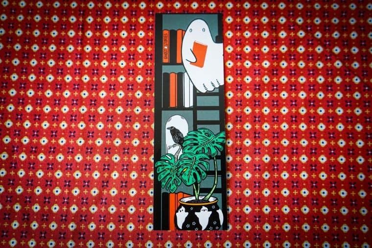 How to make a boo basket - Spooky bookmark