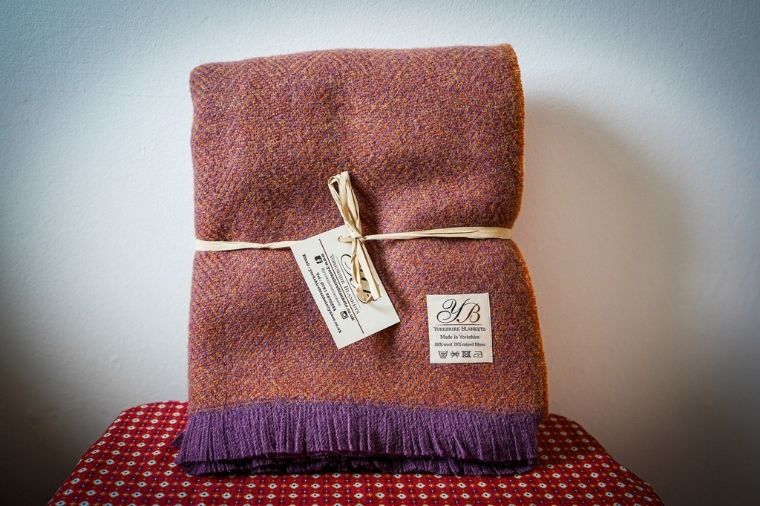 How to make a boo basket - Yorkshire wool blanket