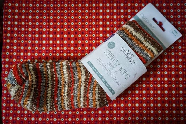How to make a boo basket - Yorkshire wool socks